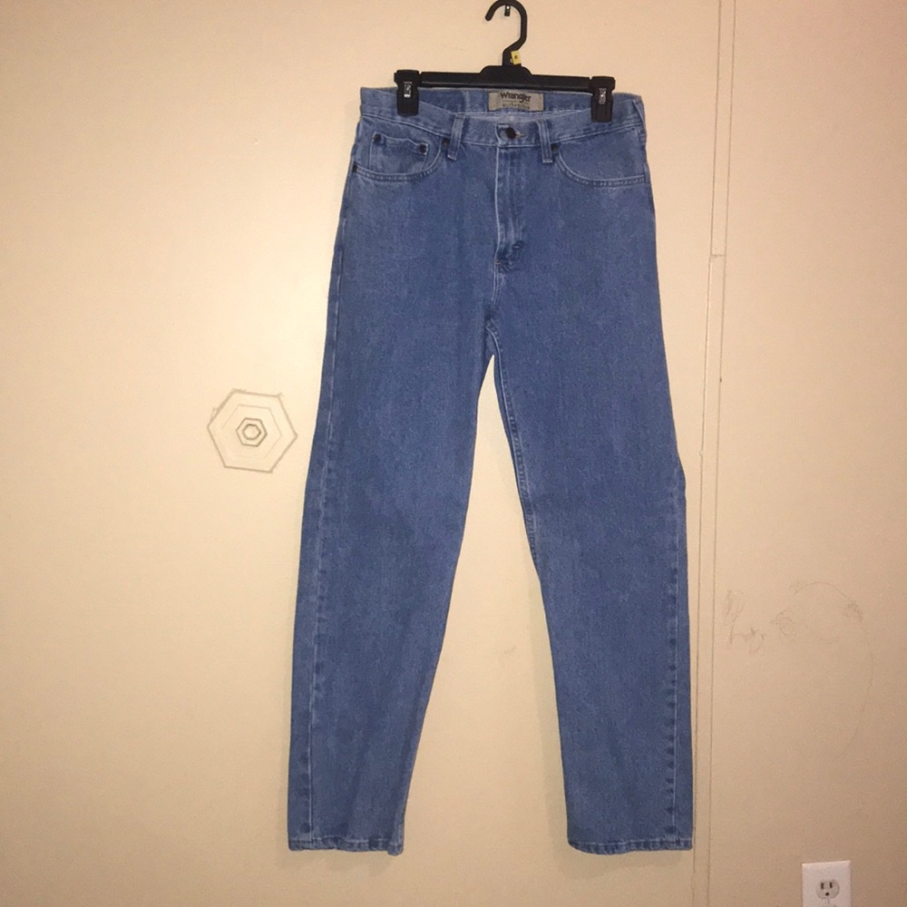 Wrangler blue jeans